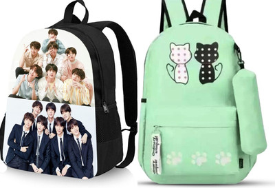 Shishtha B_DGTL-022_@@_1PC & PNJ__-GRN--1_xy Laptop Bag(Black, Green)