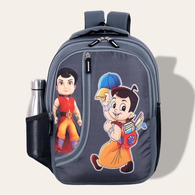 ZOBEX School Bag Kids Bag Kids Backpack Travel Bag For Boys & Girls 2-7 Years Child 22 L Backpack(Grey)
