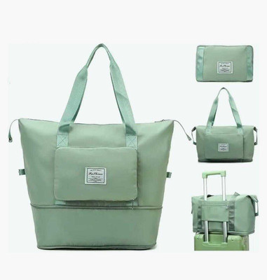 Remang Hand Duffle Bag Foldable Travel Duffe Bag Green Color Waterproof Lunch Bag(Green, 5 L)