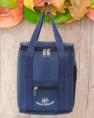 Capitalpoint Stylish New Branded /Lunch Bag for School Travel Office Picnic Eco-Friendly Waterproof Lunch Bag(Dark Blue, 4 L)