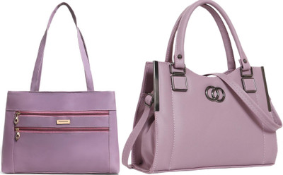 Reprox Women Purple, Pink Shoulder Bag(Pack of: 2)