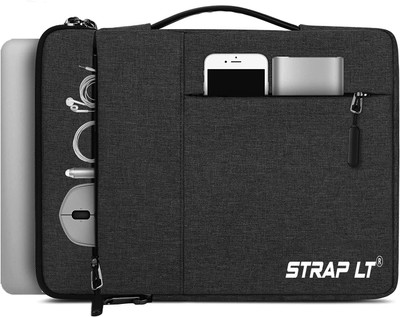 Straplt Laptop Bag Sleeve Case Cover for 15.6-16 Inch Laptop,Protective Handle Waterproof Laptop Sleeve/Cover(Grey, 16 inch)