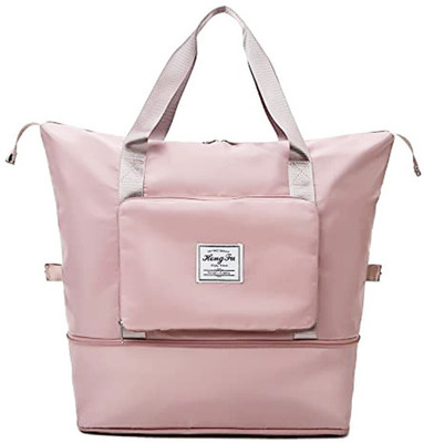 LC Store Foldable Travel Duffel Carry Luggage Bag LCB-040 Waterproof Multipurpose Bag(Beige, 40 L)