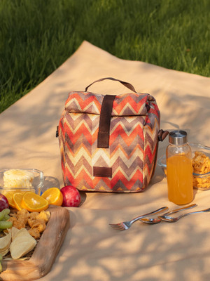 ZOUK Tidal Wave Roll Up Lunch Bag Lunch Bag(Multicolor, 7 L)