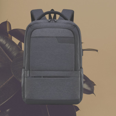 HouseOfCommon backpack school bag laptop bag office college travel backpack(S-18*12) 31 L Backpack(Black)