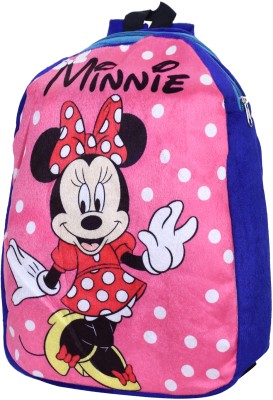 DISNEY Minnie School Bag for Kids|2 Compartments School Bag|Pink & Blue School Bag(Pink, Blue, 8 L)