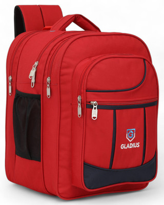 GLADIUS Stylish Red for Boys & Girls of Class 5th - 10th Waterproof School Bag(Red, 50 L)