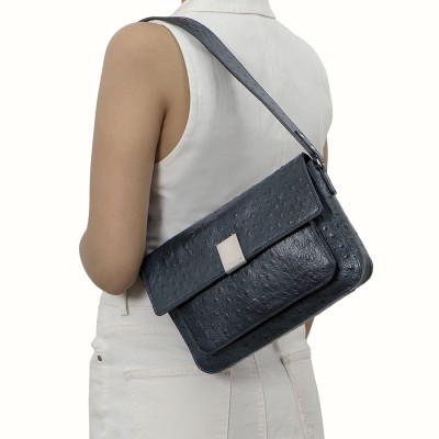 HIDESIGN GATWICK-01 Shoulder Bag(Blue, 1 L)