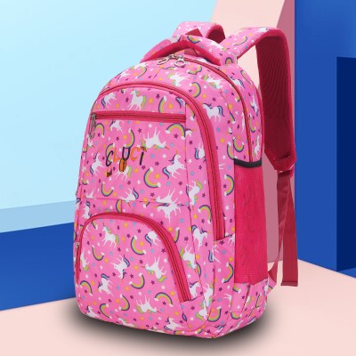 Ambika Collection for college/Office Women | Unicorn printed school bag for girls 30 L Backpack(Pink)