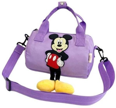 Poohan MICKEY Print Sling BAG Shoulder Duffle Waterproof Trendy Women Pouch Purse Waterproof Sling Bag(Purple, 3 L)