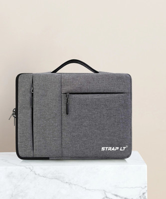 Straplt 15-16 Inch Laptop Sleeve Bag Case Briefcase for Notebook Computer Ultrabook MacBook Air/Pro Waterproof Protective Tables Case Laptop Sleeve Case Portable Handle Laptop Bag,Dark Gray Waterproof Laptop Sleeve/Cover(Grey, 16 inch)