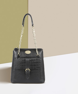 HIDESIGN Ee Eliza 02-M Shoulder Bag(Black, 2 L)
