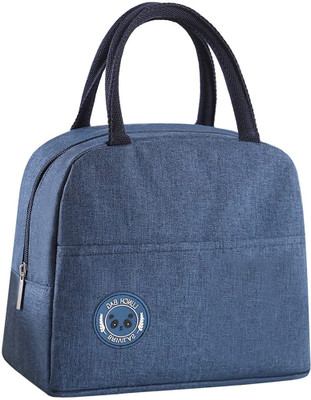 UniKart New Portable & Reusable Lunch Tote for Student,Office,Picnic - Thermal/Insulated Waterproof Lunch Bag(Dark Blue, 1.5 L)