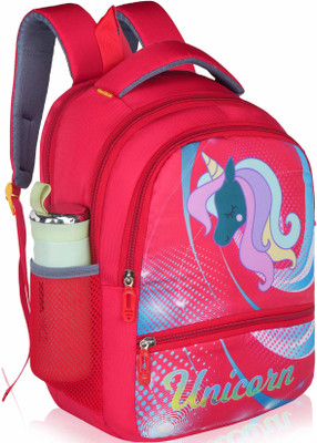 SJ Enterprises Cartoon School Bag for Boys & Girls Kids Backpack bag School Bag Waterproof School Bag(Red, 22 L)