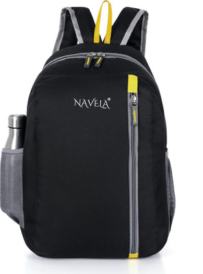 NAVELA Fox Business Pro Office Backpack - Stylish, Water-Resistant & Laptop Safe Waterproof Backpack(Black, 30 L)