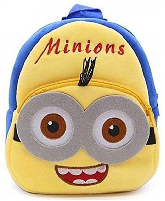 Rasmika Minion Plush Bag(Yellow, 10 L)