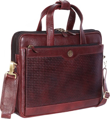 Steve J Men & Women Maroon Messenger Bag