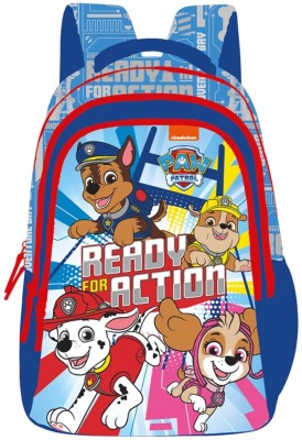 striders Paw Patrol-Inspired School Bag for Little Rescuers & Adventures Age (6 to 8 yrs) Waterproof School Bag(Multicolor, 16 inch)