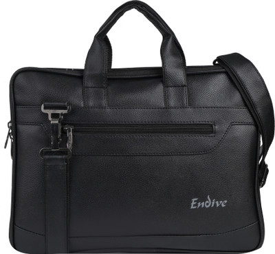 Endive Herm Messenger Bag(Black, 5 L)
