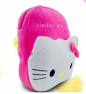 Aveek School Bag For Kids Soft Hellow Kitty 10 L Backpack(Pink)