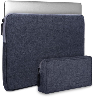 LIFINI Laptop Sleeve Case 15.6-16 Inch With Charger Pouch Case Laptop Sleeve/Cover Waterproof Laptop Sleeve/Cover(Grey, 15.6 L)