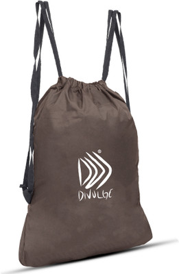 divulge Drawstring bags, Sports bag., Gym bags, Rucksack, 18 LIters Backpack(Brown, 18 L)