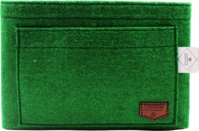 SYUTAM Felt Purse Organizer Insert For Ladies Handbag (13.4x6.7x7.1) inch (XLarge) Multipurpose Bag(Green, 10 L)