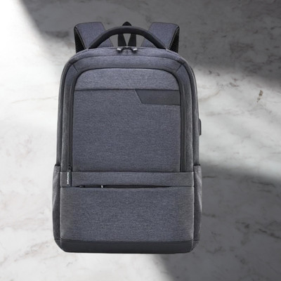 HouseOfCommon backpack school bag laptop bag office college travel backpack(S-19*12) 30 L Backpack(Grey)
