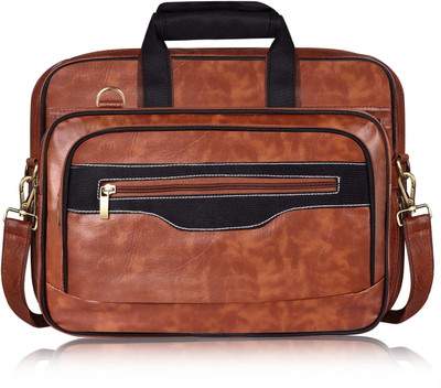MaaMeldi Men Tan Messenger Bag