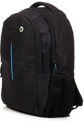 HP latop backpack for 15.6 inch laptop office college use 24 L Laptop Backpack(Black, Blue)