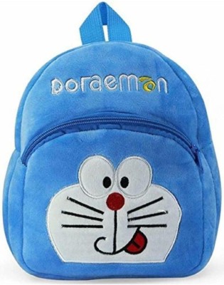 Ravitreadres Kids School Bag Minnie Soft Plush Backpack Plush Bag (Blue, 10 L) Waterproof School Bag(Blue, 10 L)