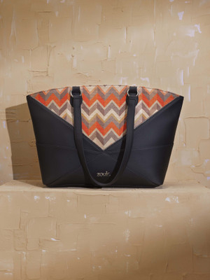 ZOUK Rhea Kapoor Tote Bag - Tidal Wave Multipurpose Bag(Orange, 14.4 L)