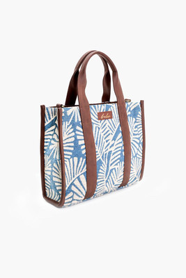 Boho Girl The Botanical Breeze Tote Shoulder Bag(Blue, 7 L)