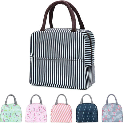 Flywind Lunch Bag Handle Insulation Cooler Bag for Women Lunch Bag(Multicolor, 5 L)