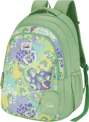 Genie Laena Ash Green School Backpack for girls, 19 36 Litres, 3 compartments School Bag(Green, 36 L)