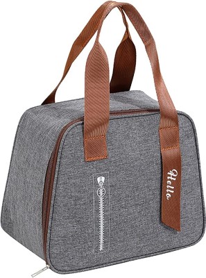 TREXEE Reusable lunch Bento Bag Thermal Bag Insulated Portable Food Travel lady Squad Waterproof Lunch Bag(Grey, 5.5 inch)