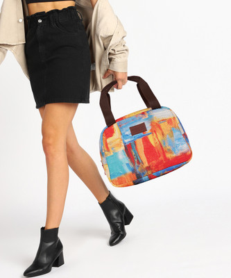 ZOUK Abstract Amaze Lunch Bag Waterproof Lunch Bag(Multicolor, 5 L)