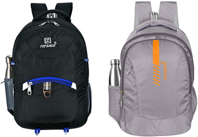 FLYSACK NS-FS009_Black & FS028_GREY Laptop Bag(Black, Grey)