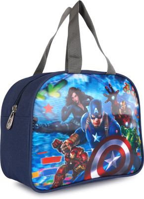 Travel Look Insulated Lunch Bag Tiffin Bag for School College Office & Picnic for Boys|girls Waterproof Lunch Bag(Blue, 8 L)