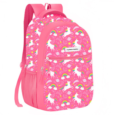 Hyper Adam for Girls College Backpack Coaching Waterproof School Bag(Pink, 35 L)