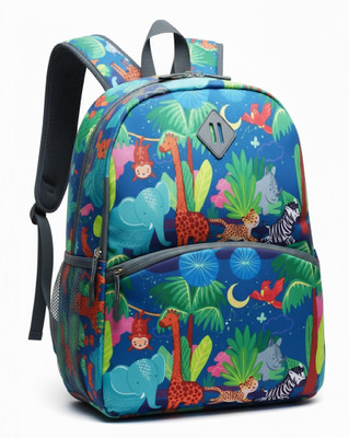 GYNSUN School Bags for Kids Primary, LKG, UKG Age 2-6 years Waterproof Backpack(Multicolor, 15 L)