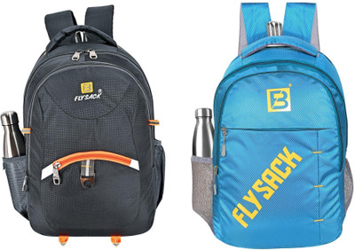 FLYSACK NS-FS009_Grey & FS027_BLUE Laptop Bag(Grey, Blue)