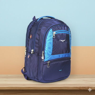 Dhariwal bags Casual Travel Office Backpack With Raincover Use For Men & Women LB-110 Waterproof Backpack(Blue, 36 L)