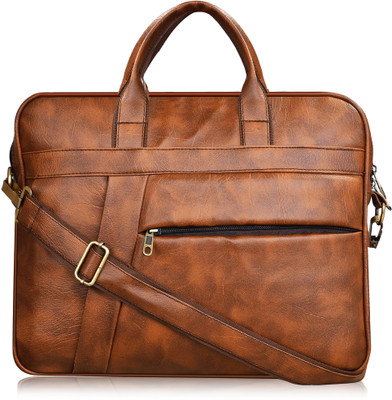 LoyalNest Men & Women Tan Messenger Bag