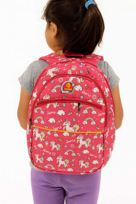 FASHIONINSTA Kids School Backpack, Daypack, Perfect for School | Suitable for Boys & Girls Waterproof School Bag(Pink, 35 L)
