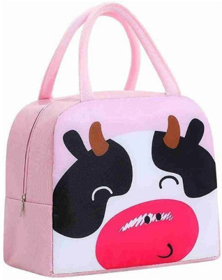 MILLIR Insulated Travel Lunch/Tiffin/Storage Lunch Bag for Office School Picnic Outdoor Waterproof Lunch Bag(Pink, 2 L)