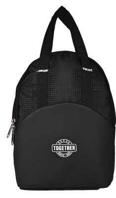 Together Lunch Bag||Insulated Lunch Bag||Tiffin Bag Waterproof Lunch Bag(Black, 8 L)