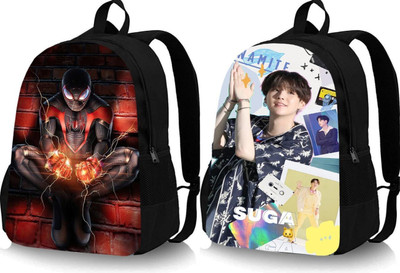 Shishtha B_DGTL-021 & DGTL-026_@@_1PC_xy Laptop Bag(Multicolor, Black)