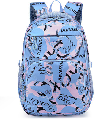 Tinytot SB158_04 School Backpack College Bag Travel Bag 2nd Standard onward Waterproof School Bag(Blue, 30 L)