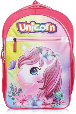 Stylbase Lightweight and Durable Waterproof 3D Cartoon Embossed School Bag 22.95 L Backpack(Pink, Yellow, Purple)